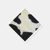 Koe Vloeiende textuur zwart-wit aanpassen Servet (Hoek)