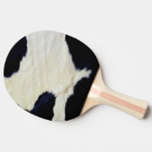 Koe Vloeiende textuur zwart-wit aanpassen Tafeltennisbatje (Zijkant)