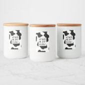 Koe Voedselcontainer Etiket (Flessen)