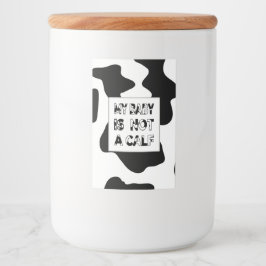 Koe Voedselcontainer Etiket