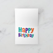 Koe vogeldagkaart kaart (Binnen)