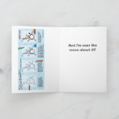 Koe vogeldagkaart kaart (Binnen)