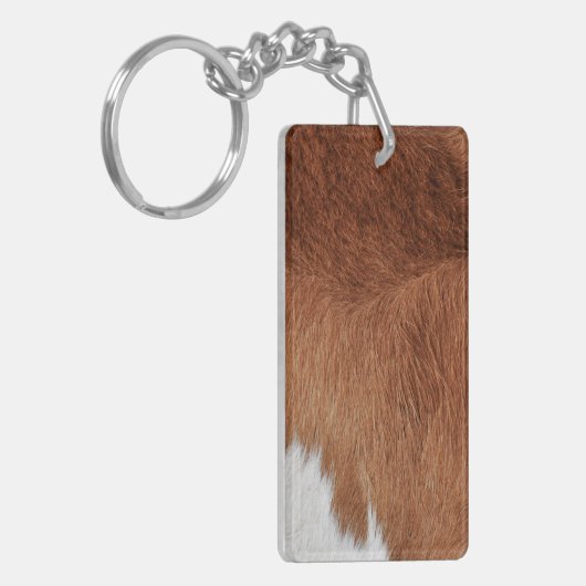 Koe voor acrylSleutelhangers Sleutelhanger (Voorkant Links)