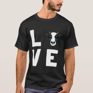 Koe voor boer en dier Ik boerderij ranch T-shirt