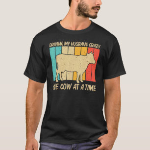 Koe voor de Koe vrouwelijke meisjes Farmer Dairy F T-shirt