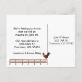 Koe voor het verplaatsen van aankondigingen aankondigingskaart (Achterkant)