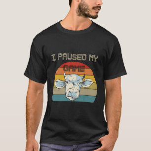 Koe voor Highland Koe Koe Head Koe Print T-shirt