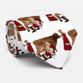 koe voor kerst stropdas (Opgerold)