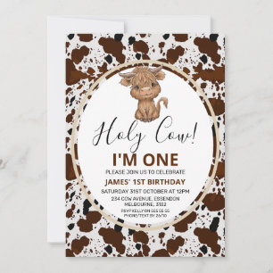 Koe voor Koe op het hoogste niveau Eerste verjaard Kaart