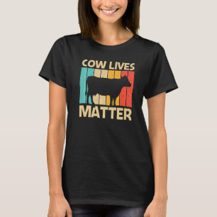 Koe voor mannen Boerderij Koe melkveehouder T-shirt