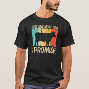 Koe voor mannen Boerderij Koe melkveehouder T-shirt