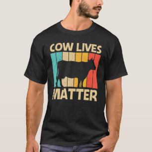 Koe voor mannen Boerderij Koe melkveehouder T-shirt