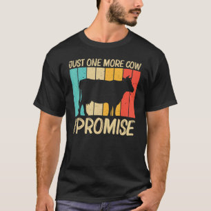 Koe voor mannen Boerderij Koe melkveehouder T-shirt