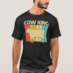 Koe voor mannen jongens koe boer zuivelboerderij t-shirt