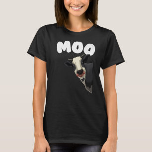 Koe voor mannen Koe Boerderij melkvee T-shirt