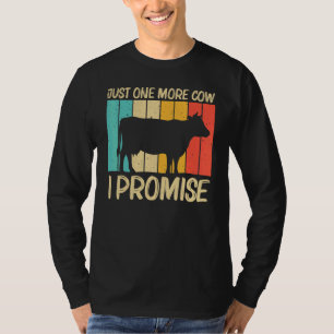 Koe voor mannen vrouwen boerderij dier koe Zuive T-shirt