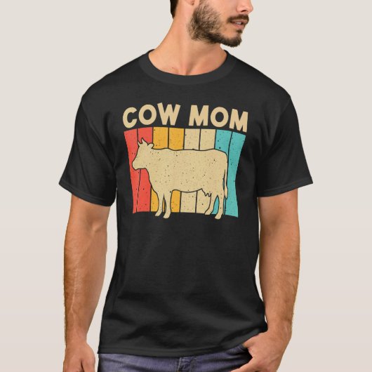 Koe voor moeder Koe boer melkvee T-shirt (Voorkant)