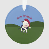 Koe voor pretkerst ornament (voorkant)