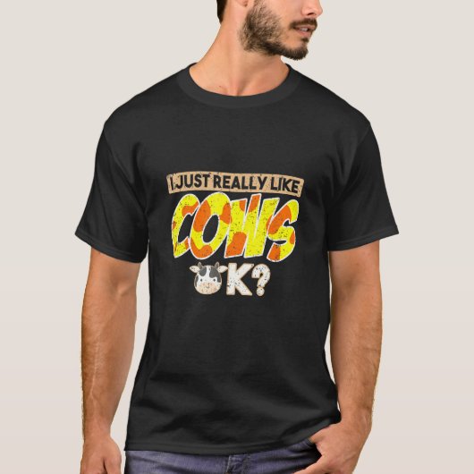 Koe voor veehouders t-shirt (Voorkant)