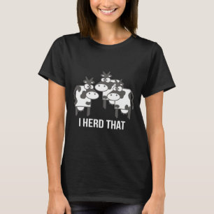 Koe voor vrouwen-ik kudde die-grappige Koe T-shirt