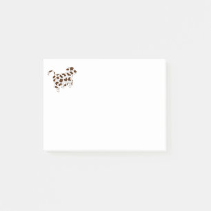 Koe Vorm met Bruine Vlekken Post-it® Notes