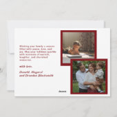  Koe Vrolijk Kerstfeest Gelukkig Nieuwjaar Kaart (Achterkant)