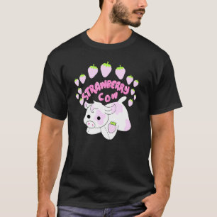 Koe Vruchten van aardbeien T-shirt