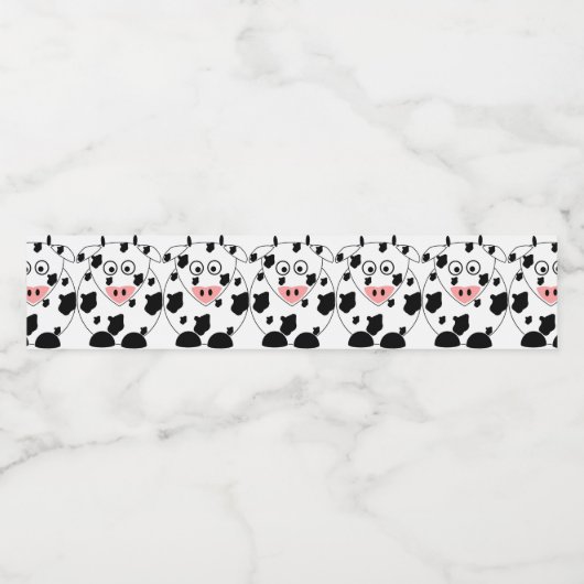 Koe Waterflesetiket Waterfles Etiket (Enkel label)