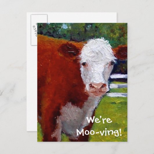 KOE: WE VERPLAATSEN KAART (Voorkant / Achterkant)