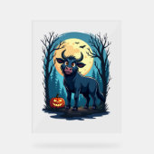 Koe weerwolftransformatie acryl bord (Voorkant)