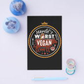 Koe werelden slechtste Vegan Vat BBQ Flyer (Enkel)