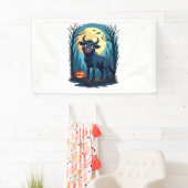 Koe Werewolf Transformatie Spandoek (Insitu)