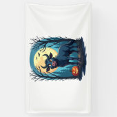 Koe Werewolf Transformatie Spandoek (Verticaal)