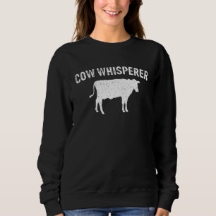 Koe Whisperer Animal Koe Dairy Farmer Trui