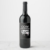 Koe Whisperer Love Wijn Etiket (Voorkant)