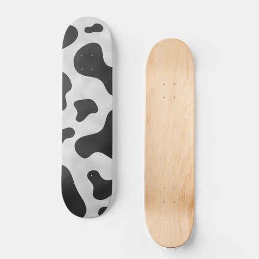 Koe Wild Animal Pattern Persoonlijk Skateboard (Voorkant)