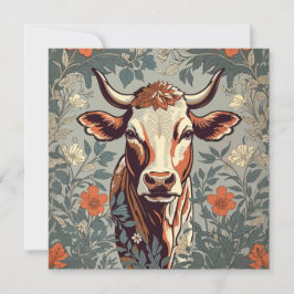  Koe William Morris geïnspireerd door Floral