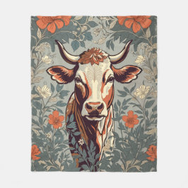  Koe William Morris geïnspireerd door Floral Fleece Deken