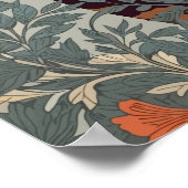  Koe William Morris geïnspireerd door Floral Poster (Hoek)