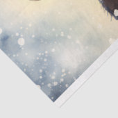 Koe WinterkerstWaterverf Tissuepapier (Detail)