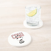 KOE ZANDSTEEN ONDERZETTER (Zijkant)