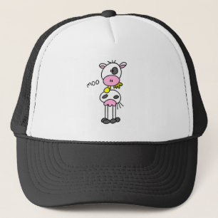 Koe zegt Moo T-shirts en cadeaus Trucker Pet