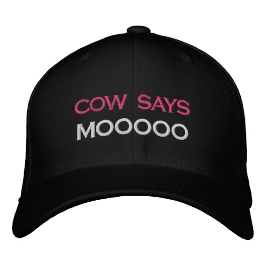 KOE ZEGT MOOOOO PET VAN LBI APPAREL (Voorkant)