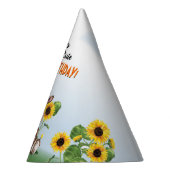 Koe Zonnebloem Kinderen van Birthday Feesthoedjes (Rechts)