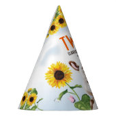 Koe Zonnebloem Meisje 2e Verjaardag Feesthoedjes (Links)