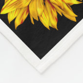 Koe Zonnebloem U bent mijn zonneschijn Fleece Deken (Hoek)