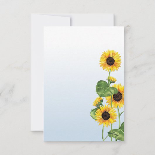 Koe Zonnebloemmeisje Eerste verjaardag Bedankkaart (Achterkant)