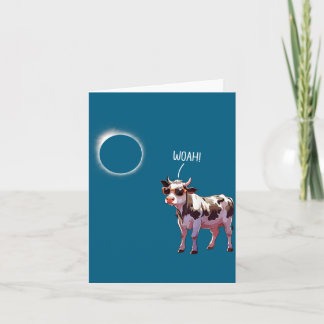 Koe Zonsverduistering Boer Vader Illustratie Kaart