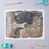 Koe Zuivel Melk Holstein Friesian - Personaliseer Tissuepapier (Craft)