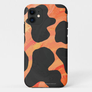 Koe, zwart en Oranje afdrukken Case-Mate iPhone Case